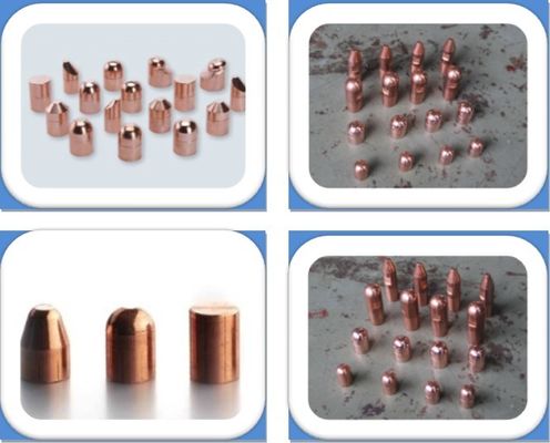 50 stuks/doos CuCrZr Vierkant weerstand Spot Las elektroden tips