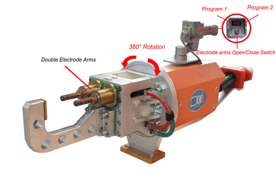 Draagbare pleklassenmachine Twee elektrode, 0,5mpa Single Phase Spot Welder