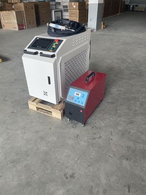 Aluminiumvezel handheld lasersweismachine voor het lassen van roestvrij staal