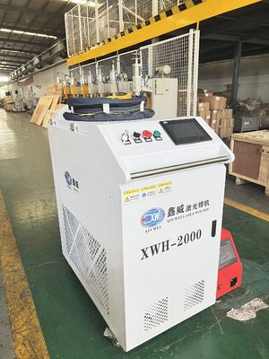 Draagbare aluminium handheld lasersweismachine 1000w voor roestvrij staal