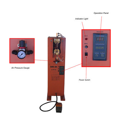 DN25 Weerstand 25KVA Rocker Arm Spot Welding Machine Voet bediend